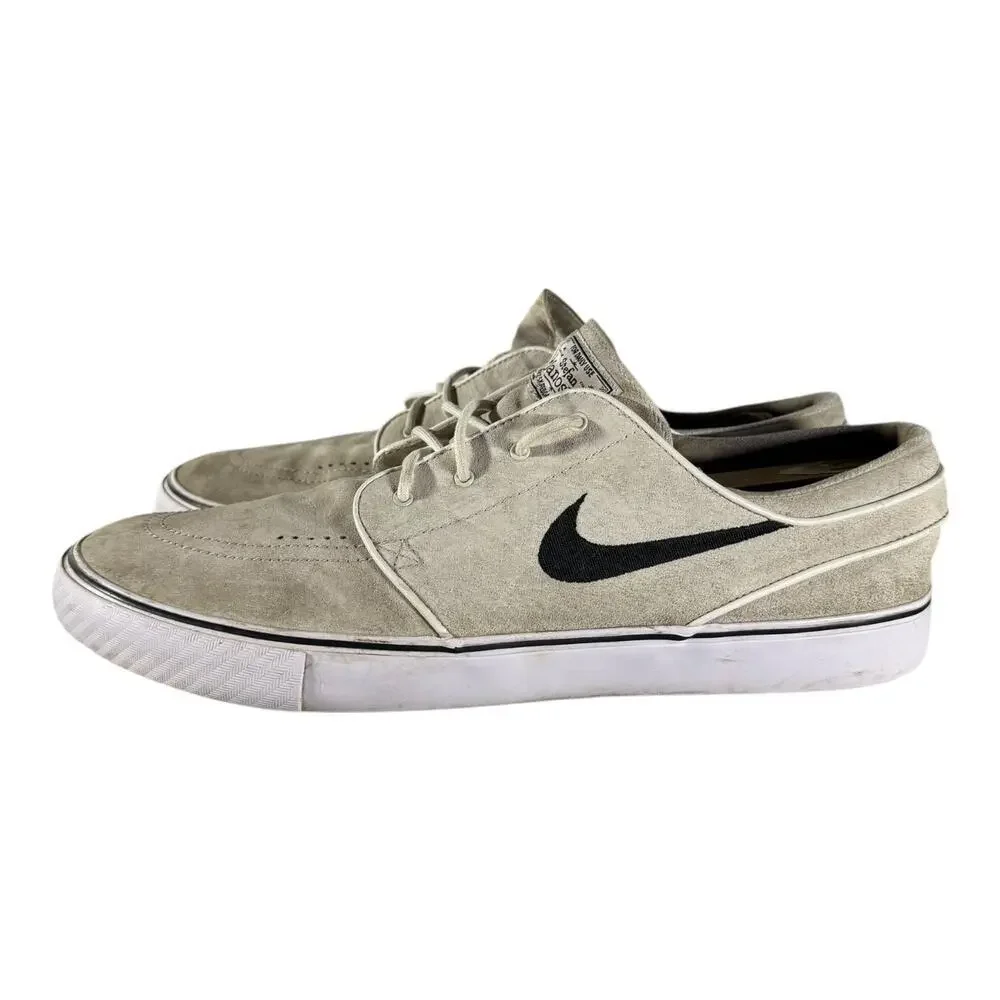 Nike SB Zoom Stefan Janoski Size 14 Summit White Black Skate Shoes Sneakers